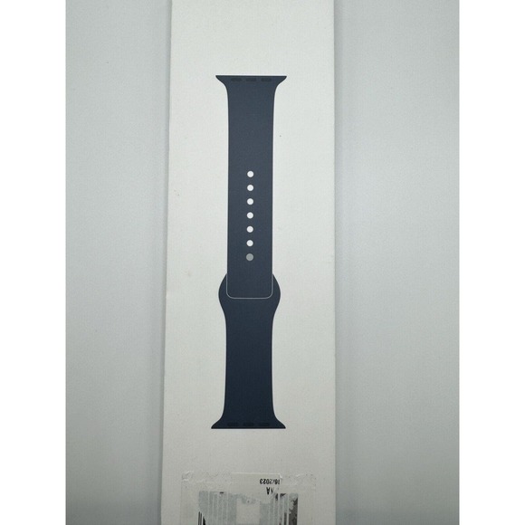 Genuine Apple Watch Abyss Blue Sport Band 45mm XL Regular For Series 7 NEW